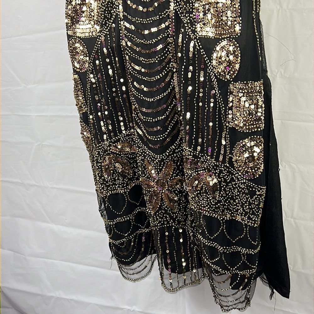 Pretty Guide Ladies Flapper Sequins Cocktail Slee… - image 8